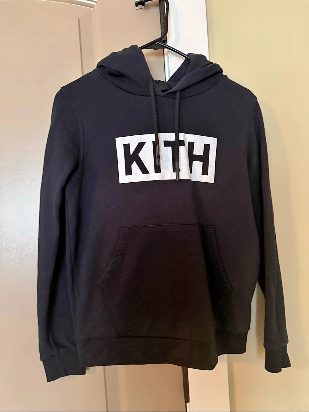 KITH Classic Box Logo Hoodie Black Size Small